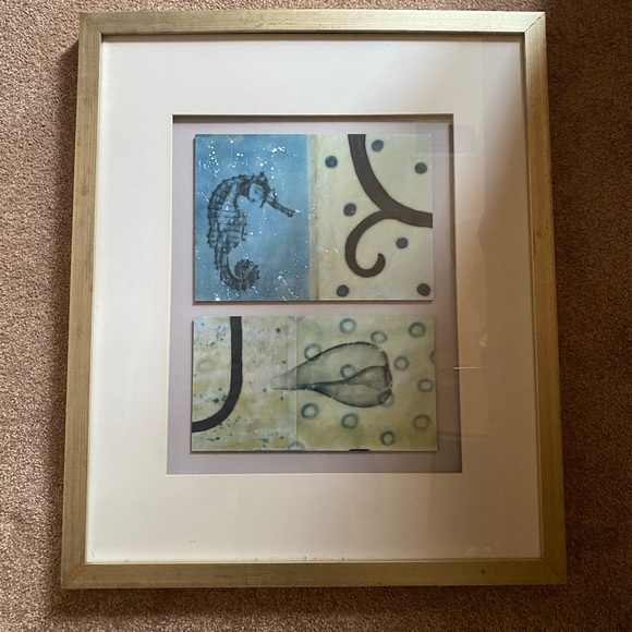 Green and Blue Painting - Picture 1 of 1